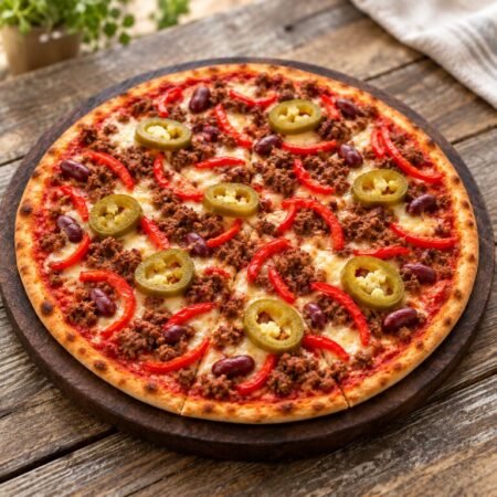 102. Pizza Chili Con Carne